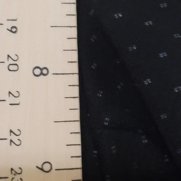 Amanda & Chelsea Ankle Pants Size 6 Black‎ White Slim Stretch Dots Flat Front - Picture 7 of 10